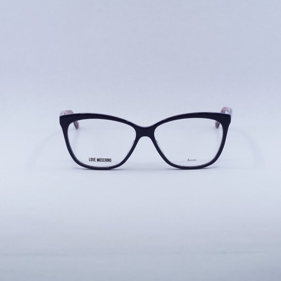 Moschino MOL506 0PJP00 Eyeglasses Blue 56mm Square Frame - Picture 3 of 9